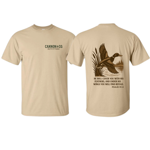 Mallard & Psalm 91:4 T-Shirt